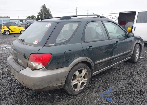 2004 Subaru Impreza Outback Sport from USA, damaged, VIN JF1GG68584H809840